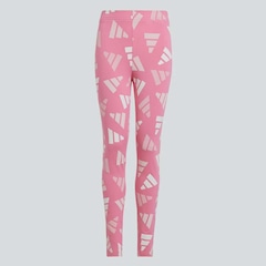 Calça Legging adidas Seasonal Essentials Logo Celebration Infantil - Foto 4