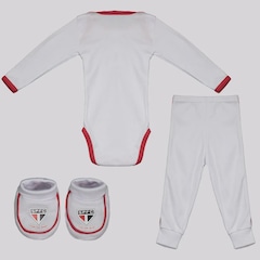 Kit Body Longo Calça e Pantufa Infantil São Paulo - Foto 2