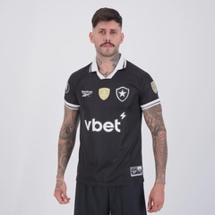Camisa do Botafogo II 25/26 Reebok Campeão Libertadores 2024 Masculina - Foto 3