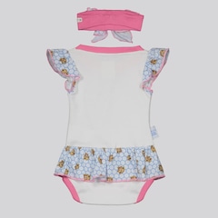 Kit Cruzeiro Body e Tiara Mascote Infantil - Foto 2