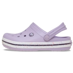 Sandália Unissex Crocs Crocband Speckled Band Clog T Lavender - Foto 3