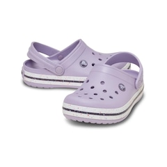 Sandália Unissex Crocs Crocband Speckled Band Clog T Lavender - Foto 4