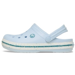 Sandália Unissex Crocs Crocband Speckled Band Clog T Blue Frost - Foto 3