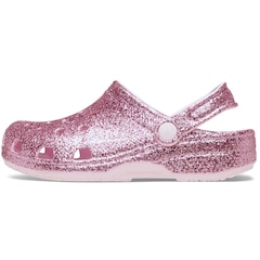 Sandália Unissex Crocs Classic Chunky Glitter Clog K - Foto 3