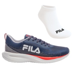 Tênis Masculino Fila Efecto 2 + 1 Par de Meia - Foto 1