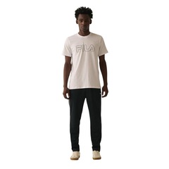 Camiseta Fila Regular Letter Outline Masculino - Foto 3