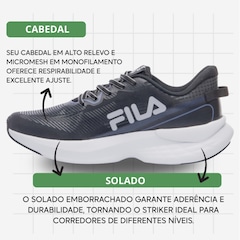 Tênis Feminino Fila Striker + 1 Par de Meia - Foto 2