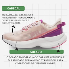 Tênis Feminino Fila Striker + 1 Par de Meia - Foto 2