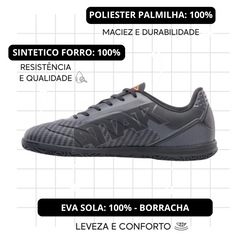 Chuteira Futsal Adulto Umbro Attak III + ! Par de Meião - Foto 2