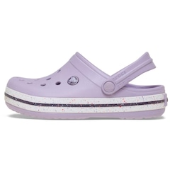 Sandálias Unissex Crocs Crocband Speckled Band Clog K Lavender - Foto 3
