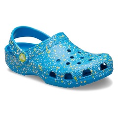 Sandália Unissex Crocs Classic Paint Splatter Clog K - Foto 2