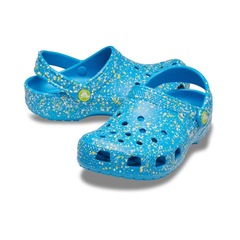 Sandália Unissex Crocs Classic Paint Splatter Clog K - Foto 4