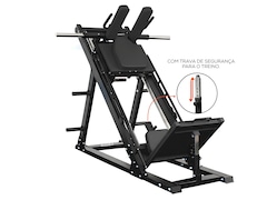 Agachamento Hack Leg Press Yangfit Máquina Articulada 2 em 1 - Foto 7