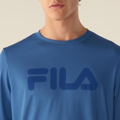 Camiseta Manga Longa Fila Basic Sports Masculina - Foto 4