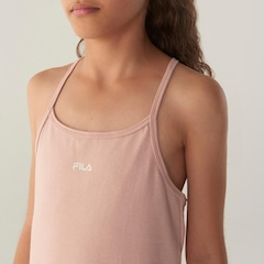 Vestido Fila Letter Light Infantil - Foto 4