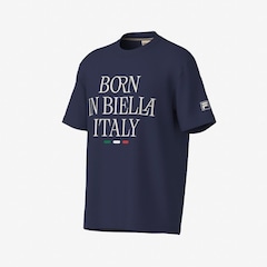 Camiseta Fila Comfort Born In Biella Letter Masculina - Foto 1