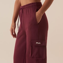 Calça Fila Comfort Cargo Letter Feminina - Foto 4