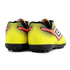 Kit Chuteira Society Infantil Umbro Cannon Jr + Caneleira - Foto 5
