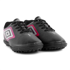 Kit Chuteira Society Infantil Umbro Cannon Jr + Caneleira - Foto 3