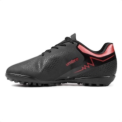Kit Chuteira Society Infantil Umbro Adamant Top Speed Jr + Caneleira - Foto 2