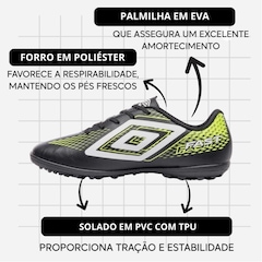 Chuteira Society Adulto Umbro Fast II - Foto 3