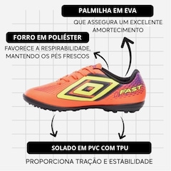 Chuteira Society Adulto Umbro Fast II - Foto 3