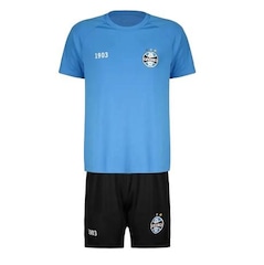 Kit Uniforme de Futebol Grêmio Basic II Betel Infantil - Foto 1