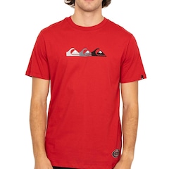 Camiseta Quiksilver Emb Three Logo Masculina - Foto 1