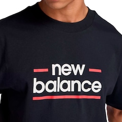 Camiseta New Balance Linear Lines Masculina - Foto 3