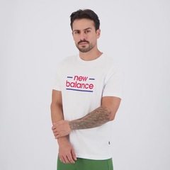 Camisa New Balance Linear Lines Masculina - Foto 3
