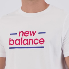 Camisa New Balance Linear Lines Masculina - Foto 5