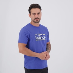 Camisa New Balance Linear Lines Masculina - Foto 2