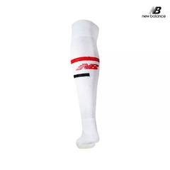 Meião Futebol Cano Longo São Paulo New Balance Home 2024 Adulto - Foto 4