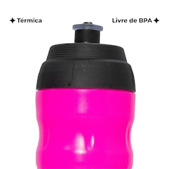 Caramanhola garrafa água bike TSW 550 ml Mod. 02 c/ suporte - Foto 2