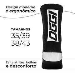 Meia Ciclismo Corrida Esportiva MTB Speed Cano Médio Oggi - Foto 2