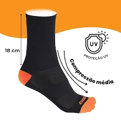 Meia Ciclismo Corrida Esportiva MTB Speed Cano Médio Oggi - Foto 3