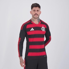 Camisa do Flamengo I 2025 ML 5 Erick adidas Masculina - Foto 3