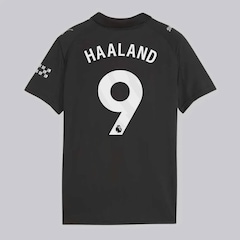 Camisa Manchester City II 2026 9 Haaland Puma Infantil - Foto 1