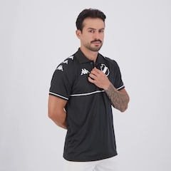 Camisa Polo Kappa Vasco Supporter Monochromatic Masculina - Foto 2