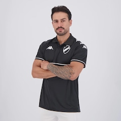 Camisa Polo Kappa Vasco Supporter Monochromatic Masculina - Foto 3