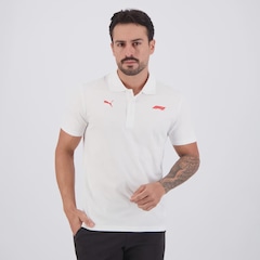 Camisa Polo Puma Essentials F1 Logo Masculina - Foto 1