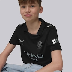 Camisa Manchester City Away 2026 Puma 7 Marmoush Infantil - Foto 4