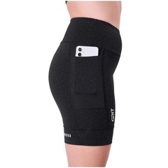 Bermuda Grit Bossa 3 Bolsos Authen 15cm Reflect Feminina - Foto 2