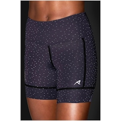 Bermuda Grit Bossa 3 Bolsos Authen 15cm Reflect Feminina - Foto 6