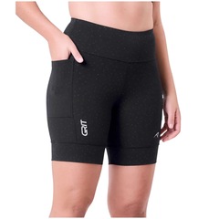 Bermuda Grit Bossa 3 Bolsos Authen 15cm Reflect Feminina - Foto 7