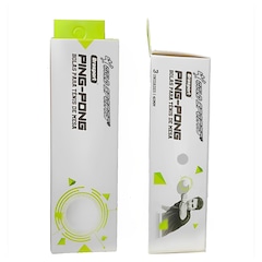 Bolas de Tênis de Mesa Gold Sports Brasport alta Rebote – ABS Premium 40+ 3 Estrelas - Foto 2