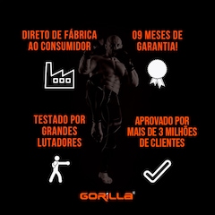 Kit com 15 Capacetes Muay Thai Boxe Adulto Gorilla - Foto 7