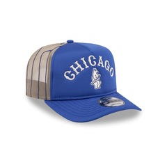 Boné New Era 9Forty A-Frame Snapback Chicago Cubs MLB Masculino - Foto 3