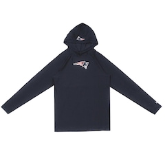 Blusão de Moletom Canguru Fechado New Era New England Patriots NFL Masculino - Foto 1