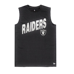 Camiseta Regata New Era Basica Las Vegas Raiders NFL Masculina - Foto 1
